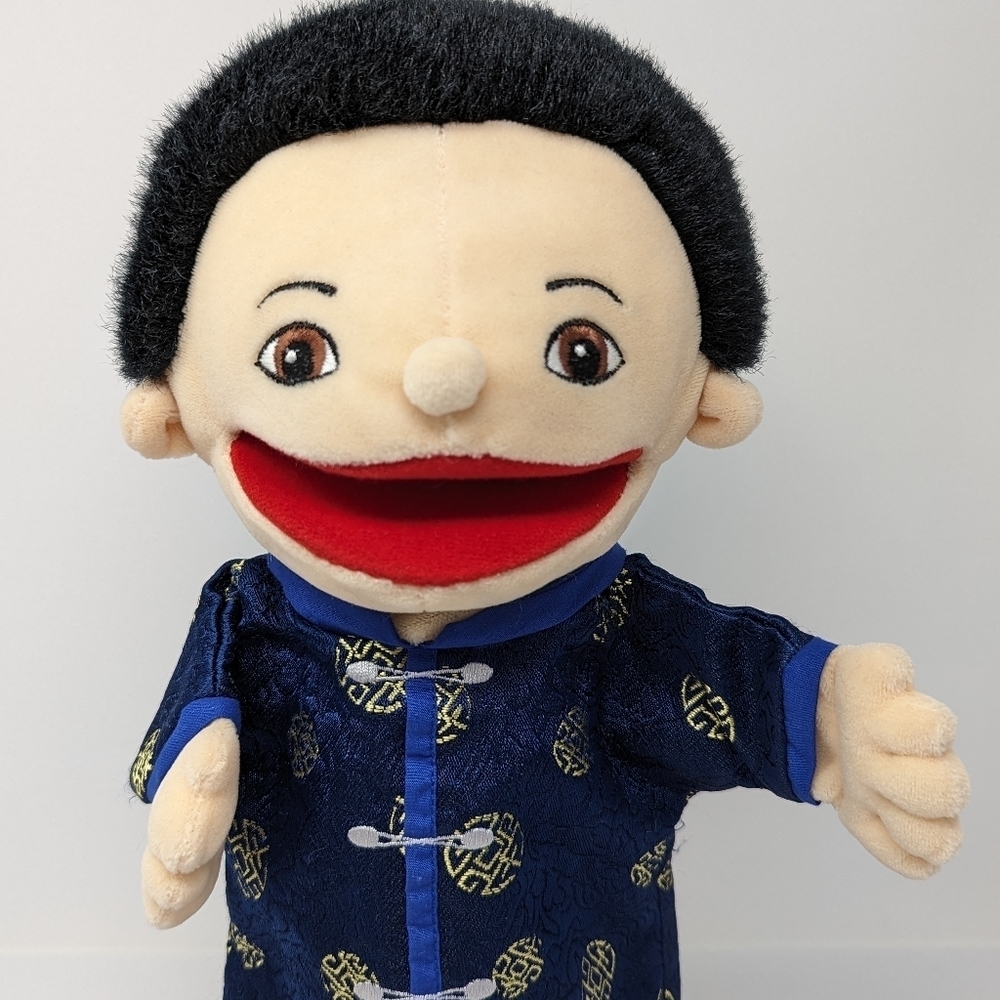 Lakehore Puppet Let's Talk! Chinese Boy Multicultural Plush